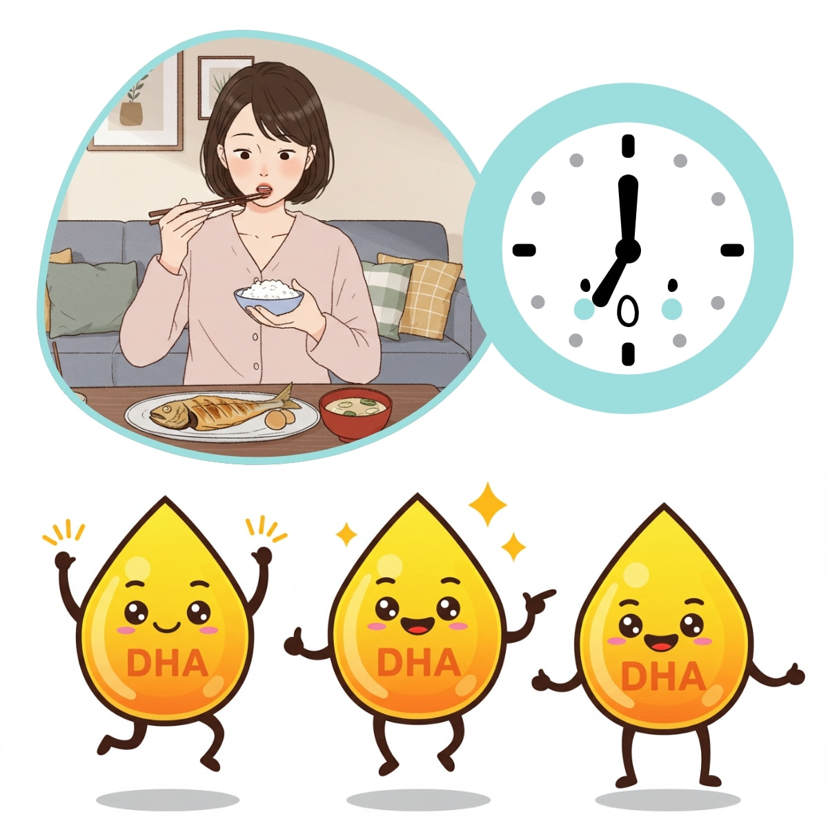 効果的なDHAの摂取時間帯