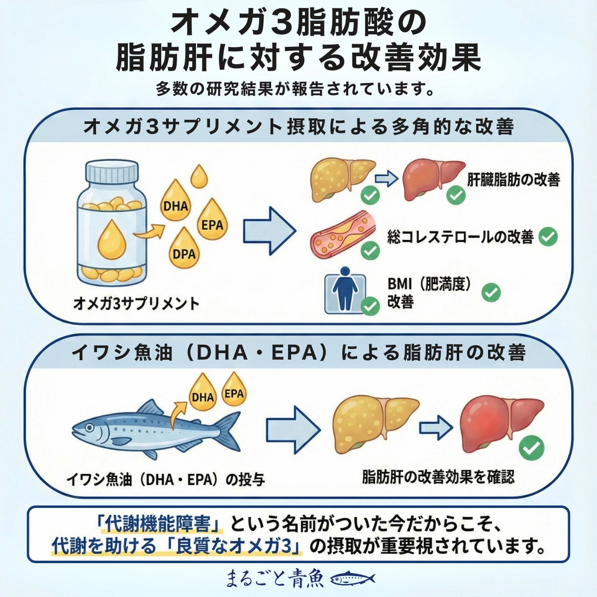 オメガ3脂肪酸の脂肪肝に対する改善効果