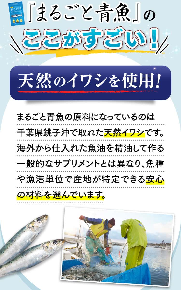 「まるごと青魚」のここがすごい！